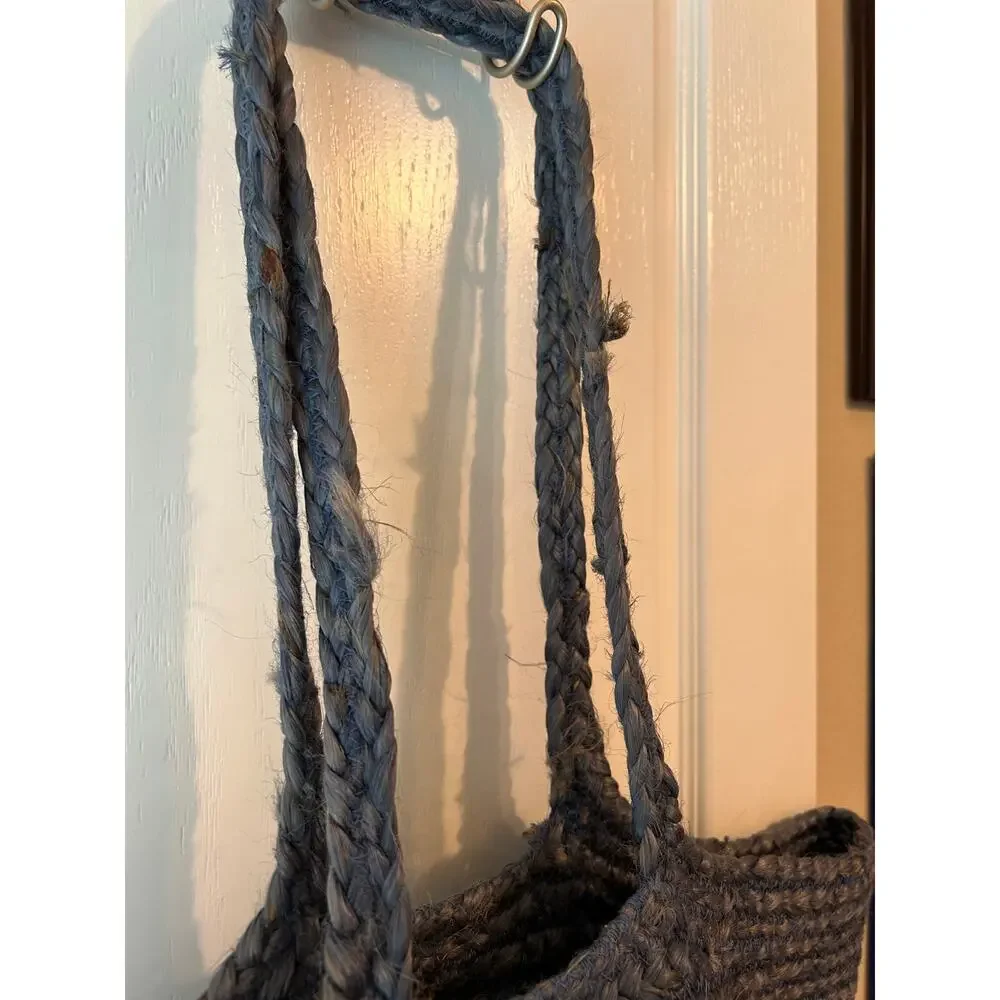 Very Large Free People Tote Navy and Tan